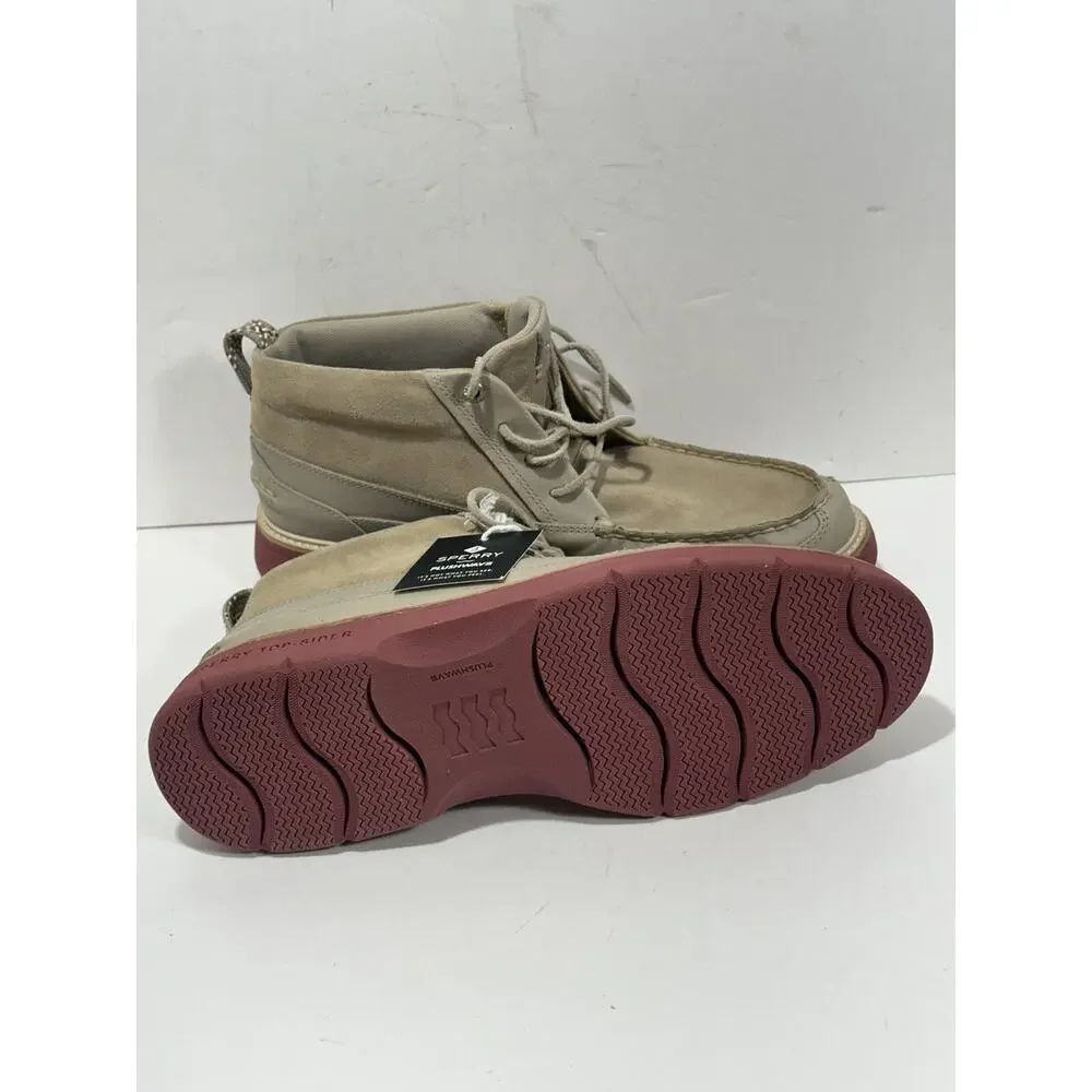 Sperry Men's Authentic Plushwave Birch Lug‎ Chukka Boots STS24469 Tan Size 12